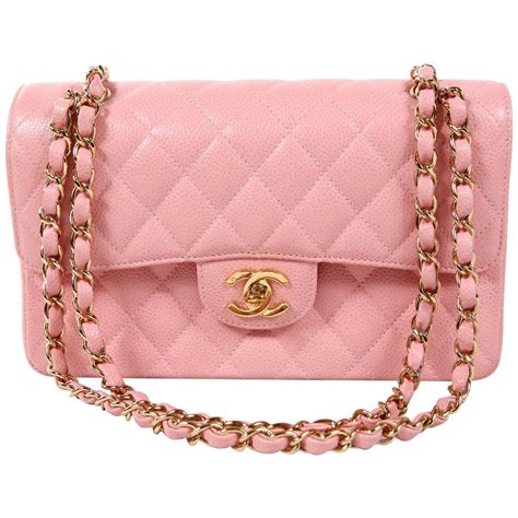 chanel pink quilted caviar medium boy flap bag|Flap Bags .